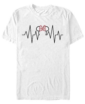 Men's Minnie Mouse Heartline Short Sleeve T-shirt
