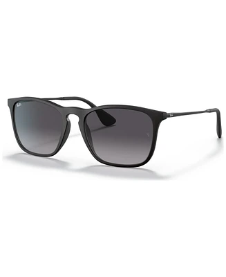 Ray-Ban Unisex Low Bridge Fit Sunglasses, RB4187F Chris 54
