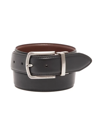Men's Reversible Textured Tommy Hilfiger Stretch Casual Belt, Created for Macy's