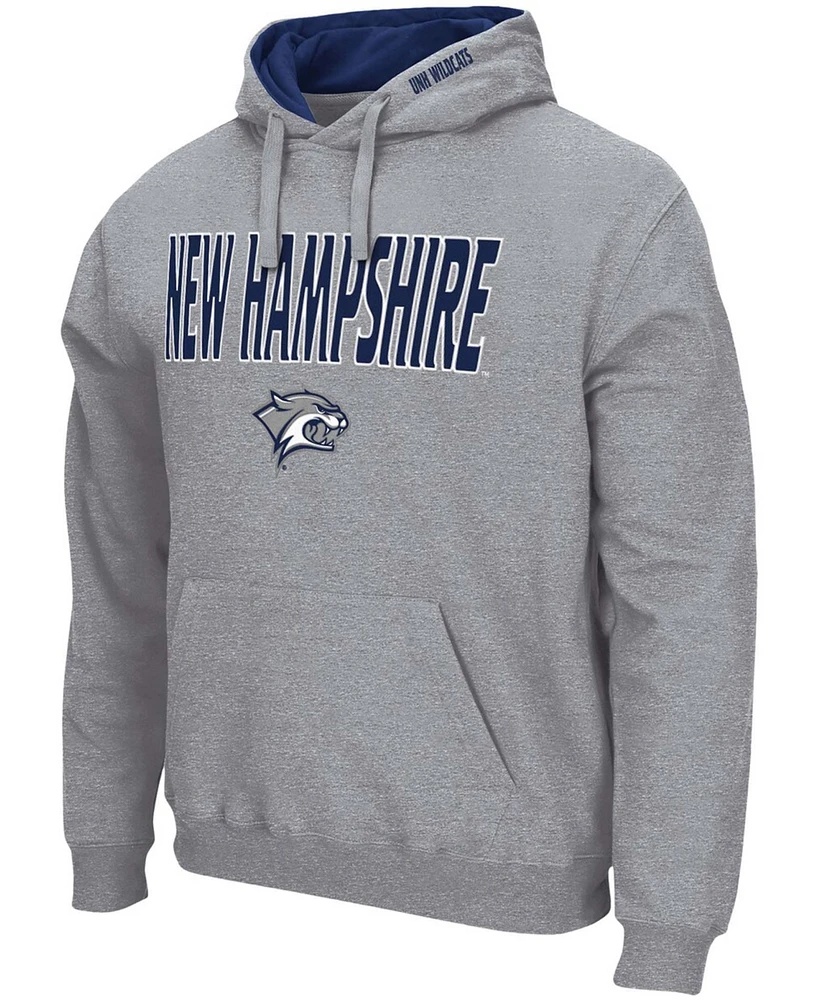 Colosseum Men's New Hampshire Wildcats Arch and Logo Pullover Hoodie
