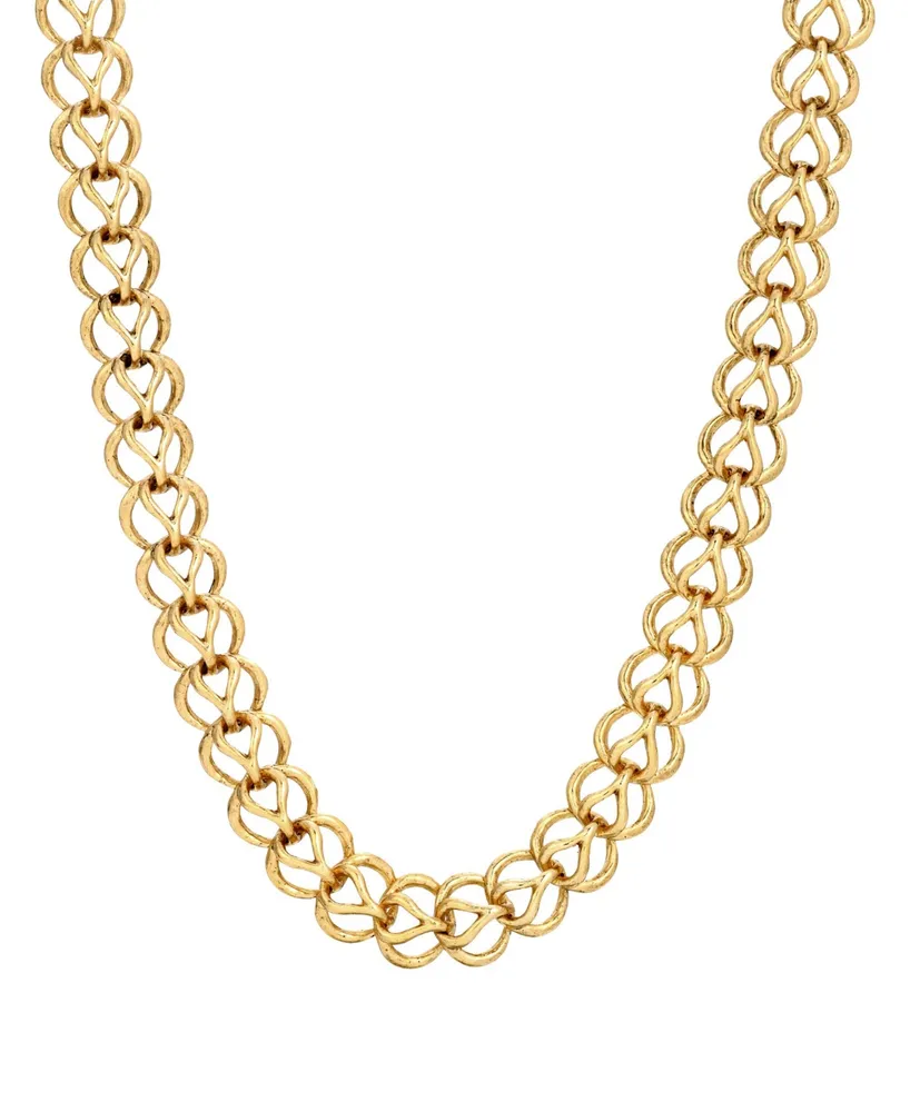 2028 Gold-Tone Chain Necklace