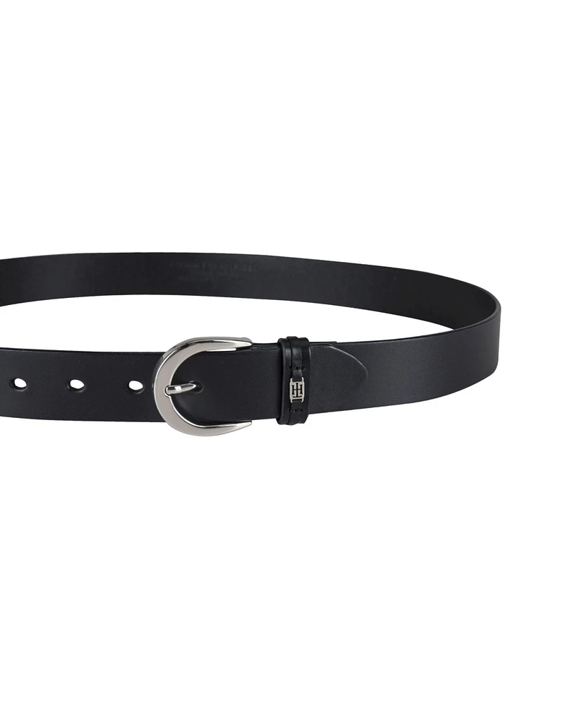 Tommy Hilfiger Women's Signature Leather Jean Belt