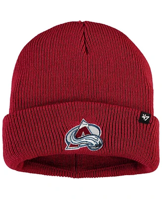 Men's Burgundy Colorado Avalanche Brain Freeze Cuffed Knit Hat