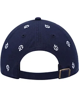 Women's Navy New England Patriots Team Confetti Clean Up Adjustable Hat