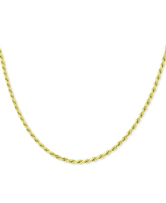 Giani Bernini Rope Link 20" Chain Necklace in 18k Gold-Plated Sterling Silver, Created for Macy's