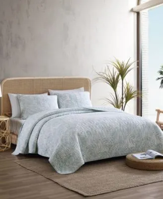 Tommy Bahama Home Palmday Cotton Reversible Quilt Sets