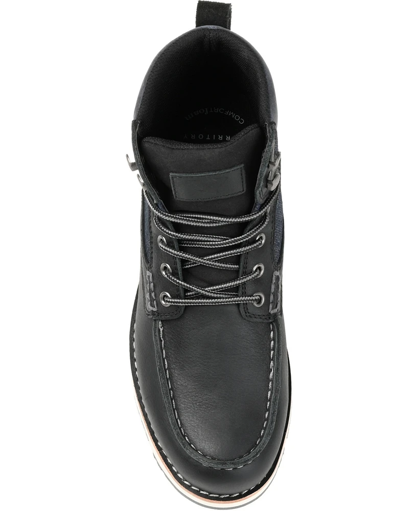 Territory Men's Mack 2.0 Cap Moc Toe Ankle Boots