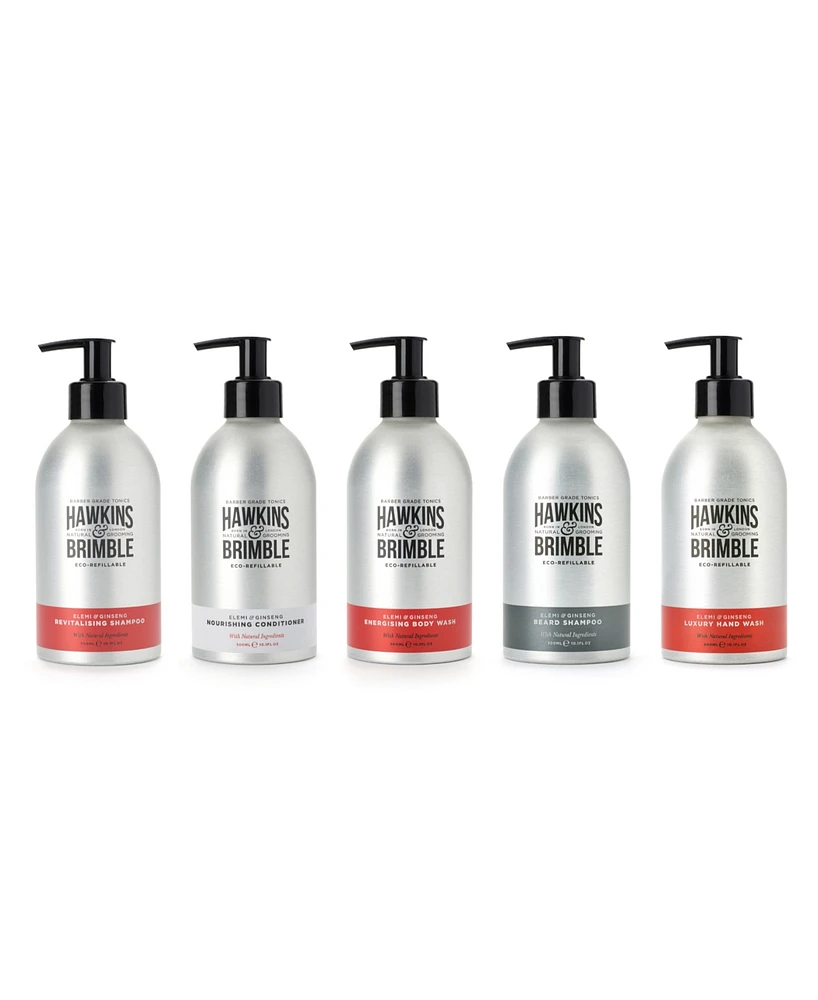Hawkins Brimble Beard Shampoo Eco-Refillable, 10.1 fl oz
