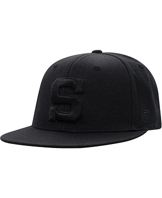 Men's Top of the World Penn State Nittany Lions Black On Black Fitted Hat