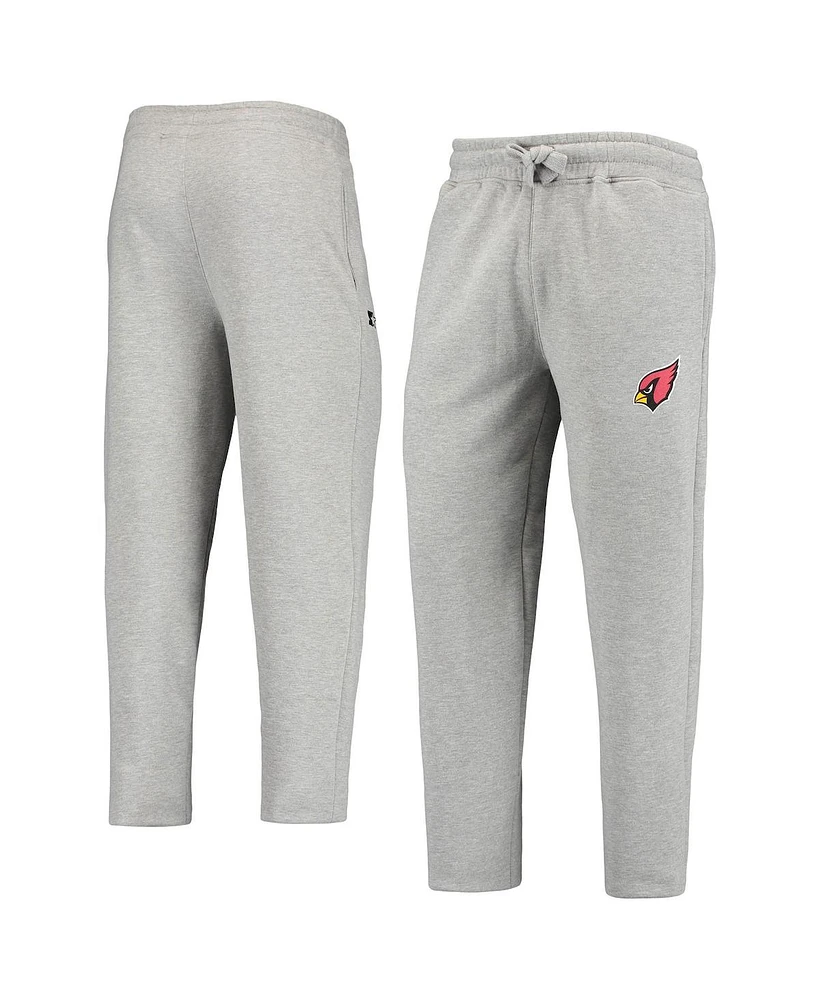 Men's Gray Arizona Cardinals Starter Option Run Sweatpants