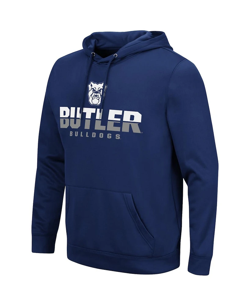 Men's Colosseum Navy Butler Bulldogs Lantern Pullover Hoodie