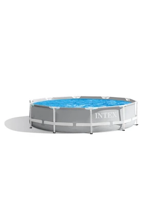 Intex 26701EH 10ft x 30in Prism Frame Above Ground Swimming Pool with Pump