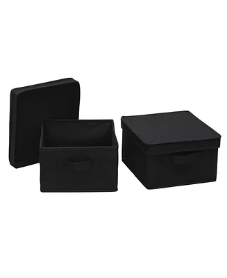 Medium Fabric Storage Bins, Set of 2