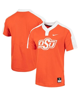 Nike Men's Orange Oklahoma State Cowboys Replica 2-Button Softball Jersey