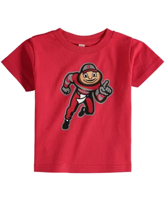 Toddler Boys and Girls Scarlet Ohio State Buckeyes Big Logo T-shirt