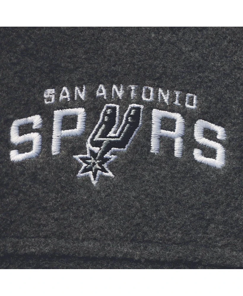 Men's Columbia San Antonio Spurs Heathered Charcoal Flanker Full-Zip Jacket