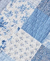 Laura Ashley Paisley Patchwork Reversible 3-Pc. Quilt Set