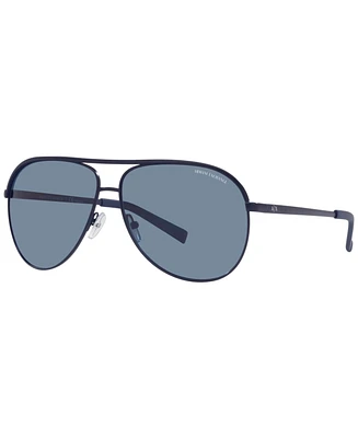 A|X Armani Exchange Unisex Polarized Sunglasses, AX2002 61
