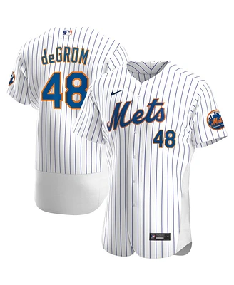 Men's Nike Jacob deGrom White New York Mets Home Authentic Player Jersey