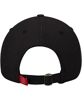 Men's Top of the World Black Nc State Wolfpack Primary Logo Staple Adjustable Hat