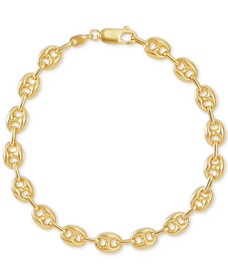 Lightweight Mariner Link Chain Bracelet in 10k Gold