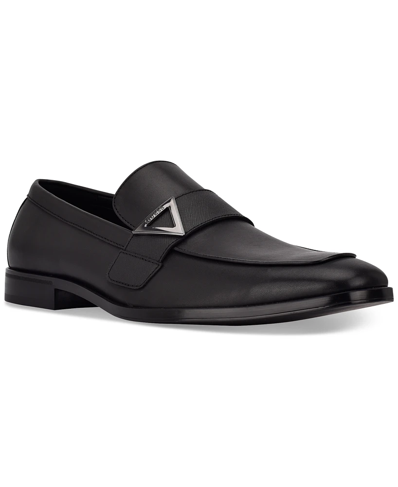 Guess Men's Hamlin Faux-Leather Slip-On Dress Shoes