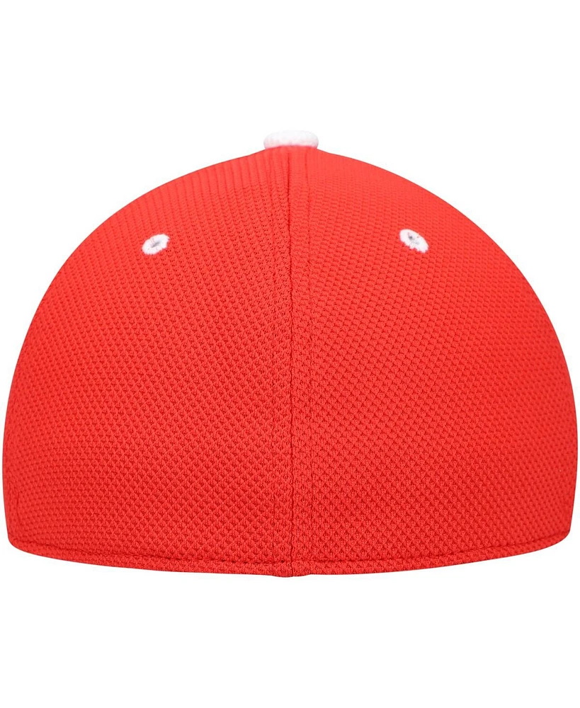 Men's adidas Crimson Indiana Hoosiers On-Field Baseball Fitted Hat