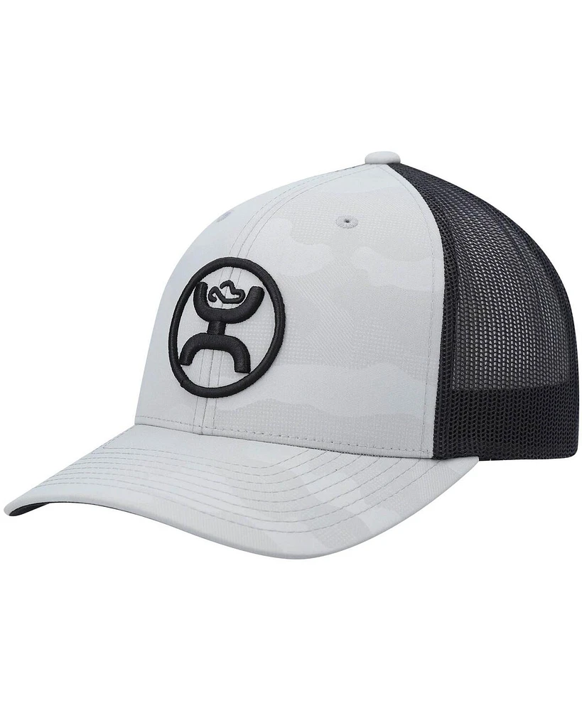 Men's Hooey Gray O-Classic Trucker Snapback Hat