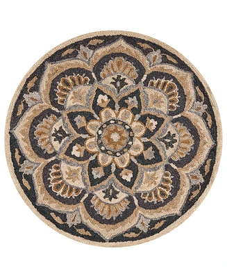 Lr Home Radiance Rdc-062 6' x 6' Round Area Rug
