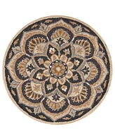 Lr Home Radiance Rdc-062 6' x 6' Round Area Rug