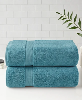 Madison Park Signature Luxury Cotton 2-Pc. Bath Sheet, 34" x 68"