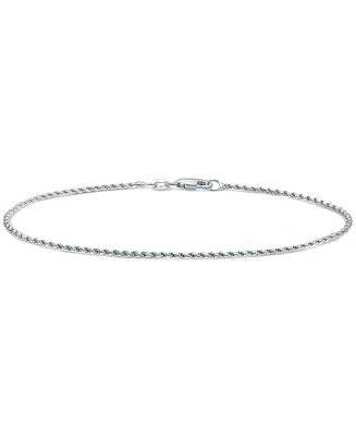 Giani Bernini Rope Link Chain Bracelet in Sterling Silver, Created for Macy's