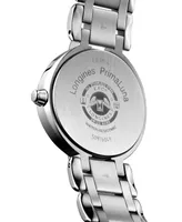 Longines Women's Swiss Diamond (1/20 ct. t.w.) Stainless Steel Bracelet Watch 30mm