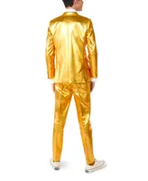OppoSuits Big Boys Groovy Metallic Party Suit, 3-Piece Set Including Blazer, Pants and Clip-On-Tie
