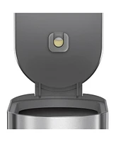 simplehuman 45 Liter Slim Kitchen Trash Can with Liner Pocket