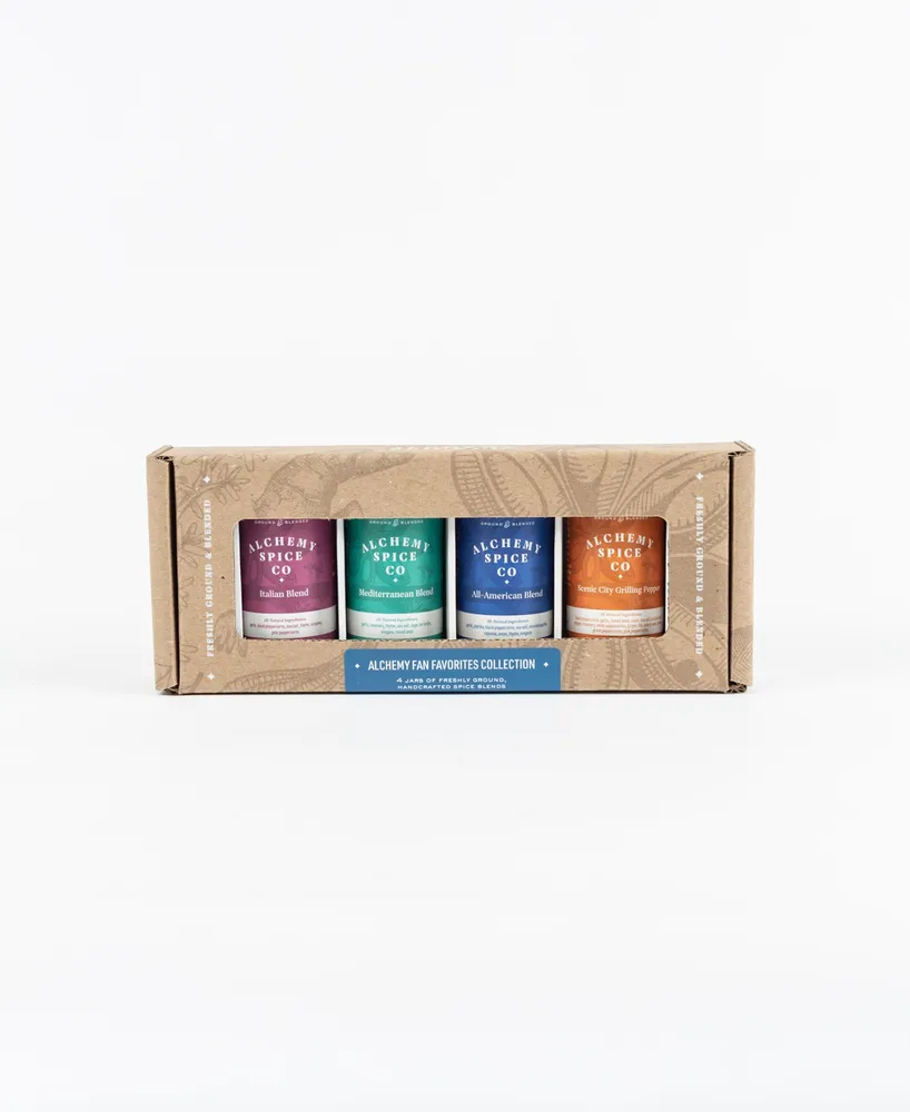 Alchemy Spice Fan Favorites Spice Blend Collection Gift Set, 4 Piece