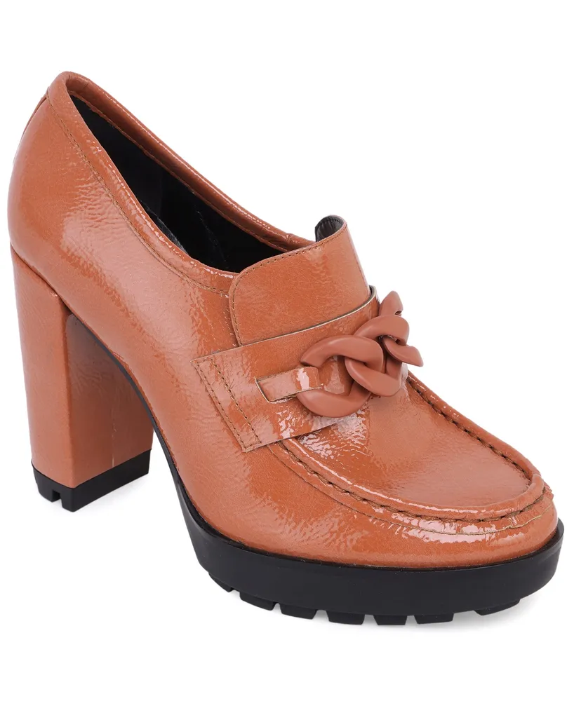 Kenneth Cole New York Women's Justin Lug High Heel Loafers