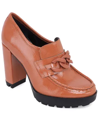Kenneth Cole New York Women's Justin Lug High Heel Loafers