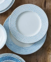 Noritake Hammock "Dots" Rim Salad Plates, Set of 4
