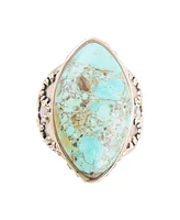 Barse Rodeo Bronze and Genuine Turquoise Statement Ring