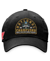 Men's Top of the World Black Ole Miss Rebels 2022 Ncaa Men's Baseball College World Series Champions Locker Room Crew Adjustable Hat