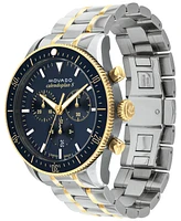 Movado Men's Heritage Two Tone Stainless Steel Bracelet Watch 42mm