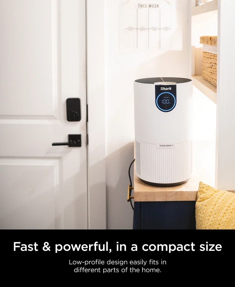 Shark Air Purifier with True Hepa, Microban Antimicrobial Protection, Cleans up to 500 Sq. Ft, HP102