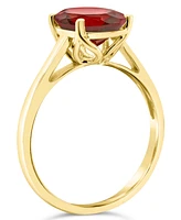 Macy's Garnet (3-1/10 ct. t.w.) Ring 14K Yellow Gold