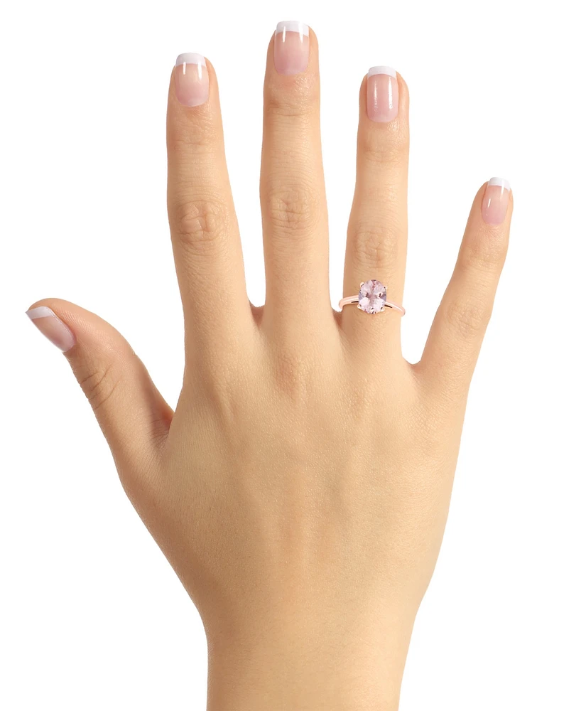 Macy's Morganite (2-1/2 ct. t.w.) Ring 14K Rose Gold