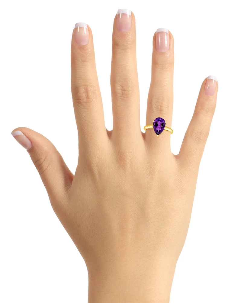 Macy's Amethyst (2-3/4 ct. t.w.) Ring 14K Yellow Gold