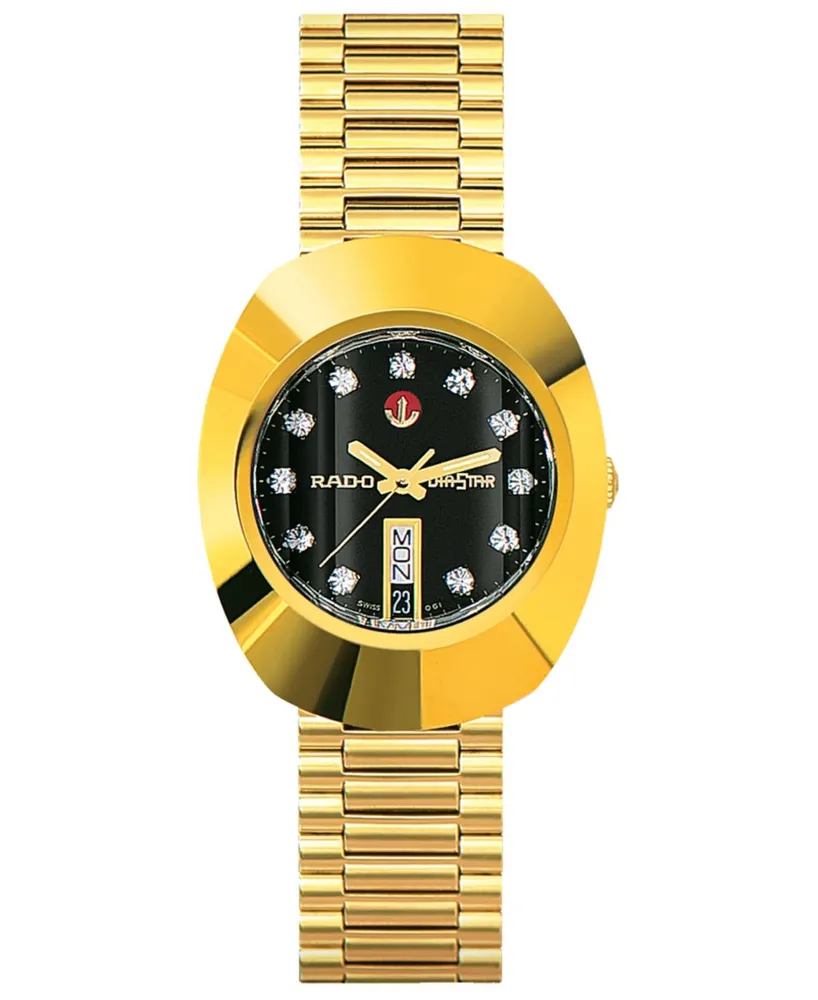 Rado Watch, Men's Swiss Automatic Original Gold-pvd Stainless Steel Bracelet 35mm R12413613