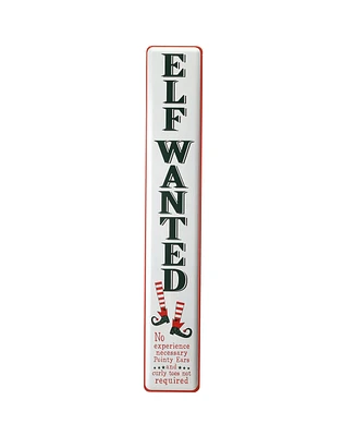 National Tree Company 47" Elf Wanted Wall Sign