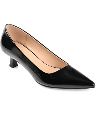 Journee Collection Women's Celica Kitten Heel Pumps