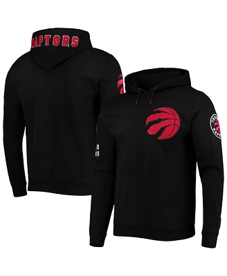 Men's Pro Standard Black Toronto Raptors Chenille Team Pullover Hoodie